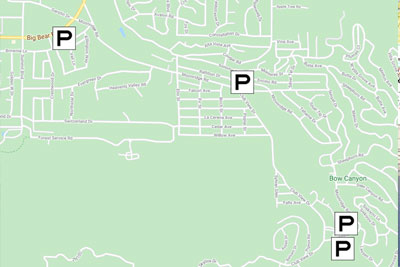 Tour de Big Bear parking